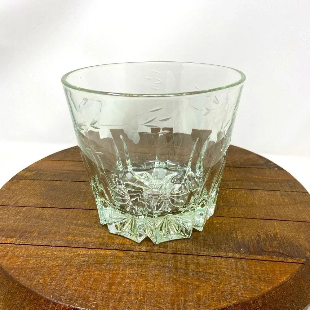 Princess House Heritage Design Ice Bucket Vintage 6”x5.5”
